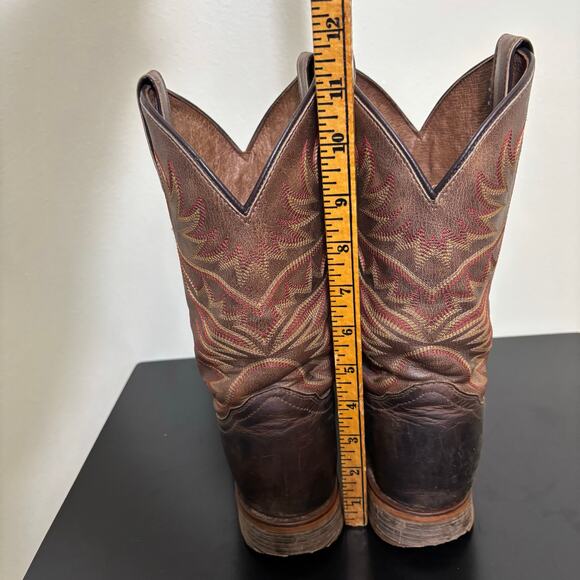 Nocona 4501 Women’s Cowboy Boots Size 8 Brown Leather Western Made in Mexico - Picture 5 of 9